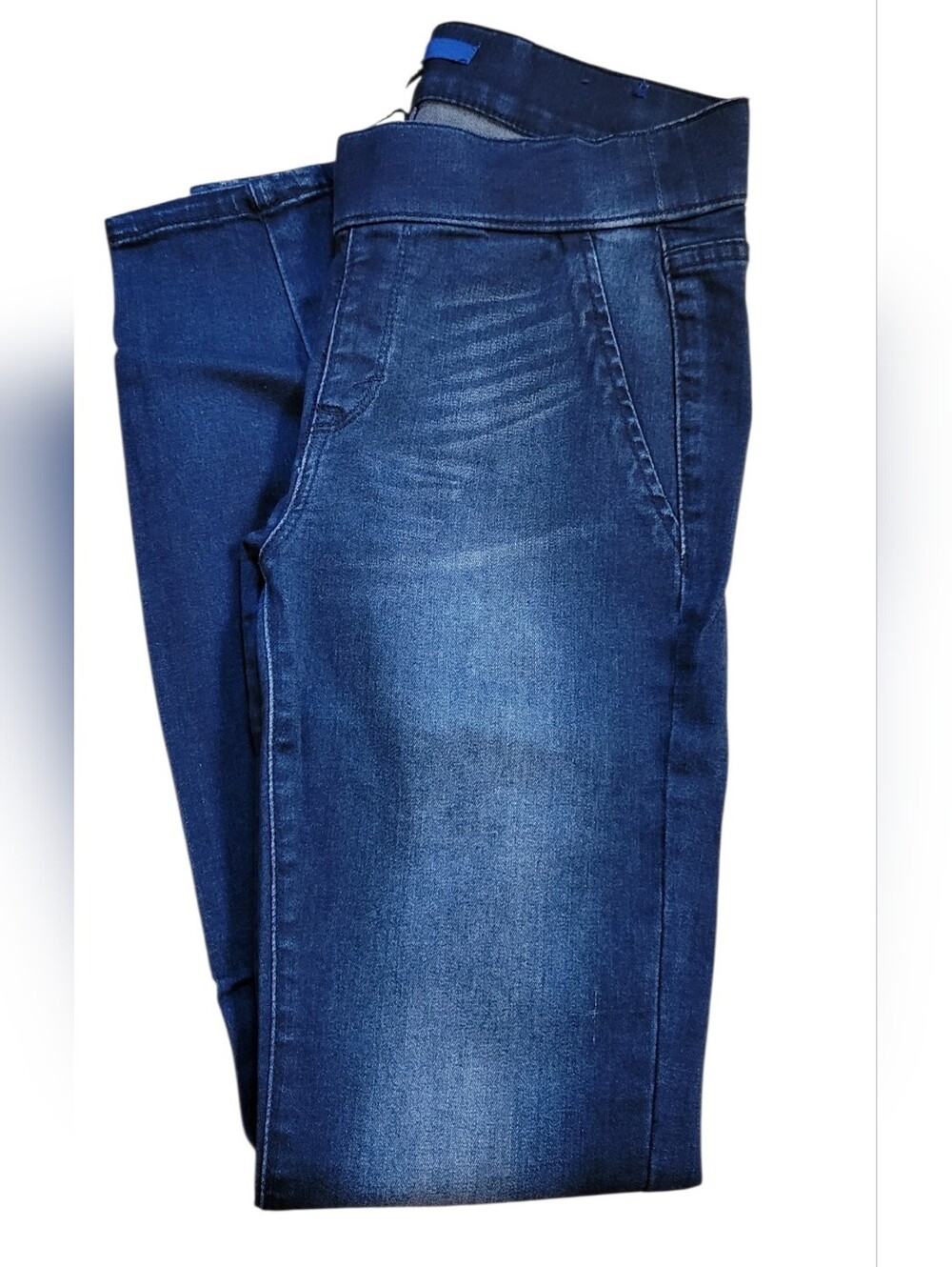 Apt. 9 Deep Navy Stretch Denim Jeggings, Size 4L